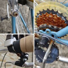 中古自転車 7段変速 465MM クロスバイク軽整備済み 防犯登録対応 町田市