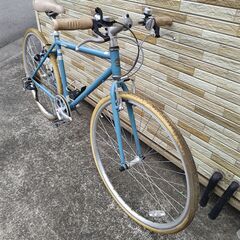 中古自転車 7段変速 465MM クロスバイク軽整備済み 防犯登録対応 町田市