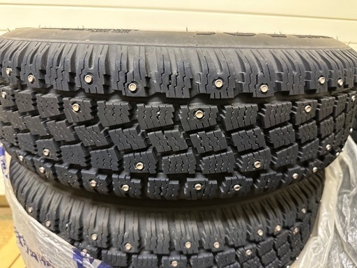 ⭐︎14インチ⭐︎スパイクタイヤホイールセット 2.75-14 14インチ中古 