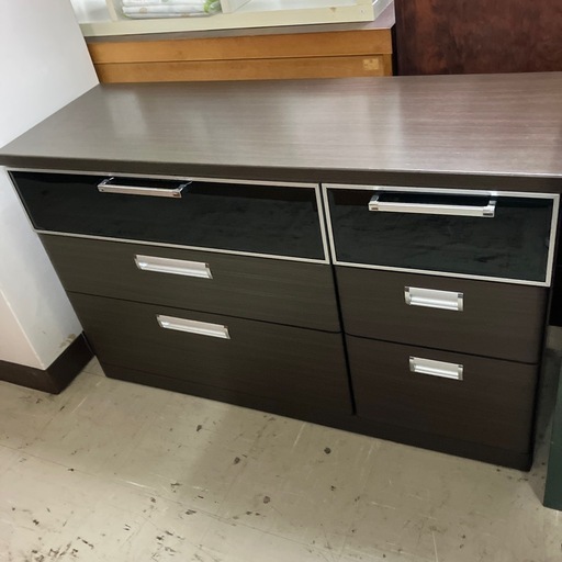 マルヨシ民芸家具 5段チェスト タンス 収納家具 W45×H100×D40cm 札幌