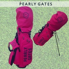 PEARLY GATES キャディバッグ/ピンク