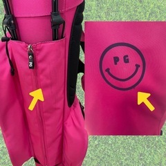 PEARLY GATES キャディバッグ/ピンク