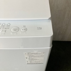 超美品  WM-ED55B 5.5kg 全自動洗濯機   ツインバード  2023年製  ほとんど使っていません  すすぎ0回洗剤専用モード   つけおき おしゃれ着 快速 一人暮らし 単身 幅56cm ブラック   WM-ED55B 5.5kg 全自動洗濯機 ツインバード