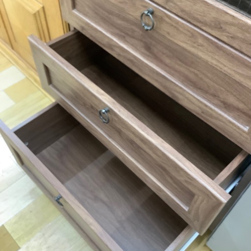 6段 チェスト 幅73×奥行40×高さ112.5cm 6段7杯 木製 タンス 整理