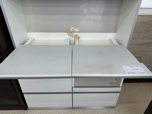 ジモティ来店特価!! 食器棚 ニトリ ブラウン J-1032