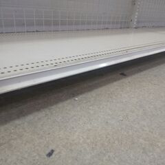 オカムラ製 H210cm×W120cm ２連結片面３段什器 背面ネットタイプ キックプレート無し■陳列棚・システム什器■S-609