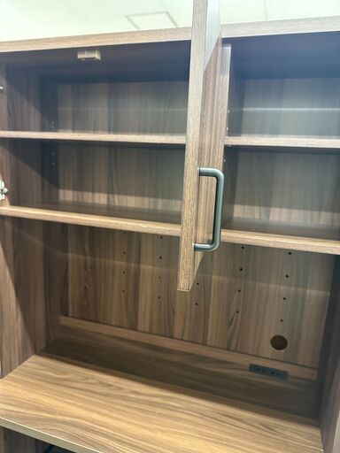 ☆ジモティ割あり☆ 食器棚 白 H180×D40×W67 クリーニング済み OJ4022