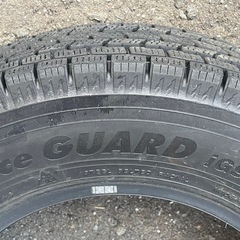 スタッドレスタイヤ4本 ヨコハマアイスガードiG91 145/80/R12 ホイール無し 4ヶ月使用 軽トラ・軽バンに