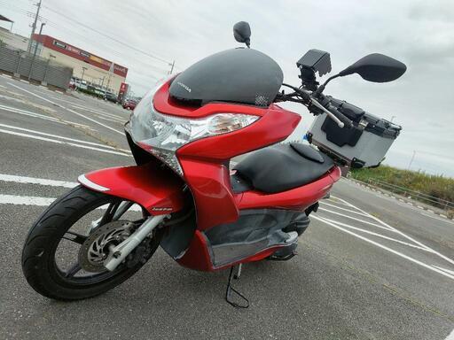 PCX125_jf28_自賠責,リアキャリア・ボックス付き キジマ リアキャリア