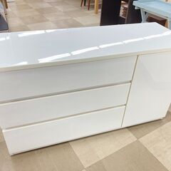 軽トラック無料貸出サービス有】ローチェスト ニトリ ELEA3 120LC ホワイト