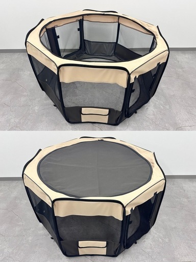折りたたみ 犬 猫 ゲージ ペット ワンタッチ 中型犬　トイレシーツ トイレマット 中古品