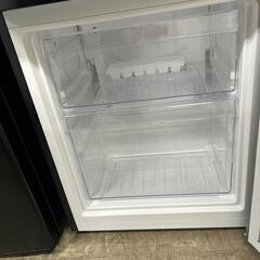 J5333 ★6ヶ月保証付★　Haier ハイアール ２ドア冷凍庫　JR-NF121NJ　ブラック　2022年製 クリーニング済み　【リユースのサカイ柏店】　