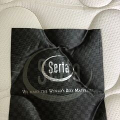  セミダブルベッドセット  Serta 総額23万 ベッドフレーム＋マットレス 💳自社配送時🌟代引き可💳※現金、クレジット、スマホ決済対応※