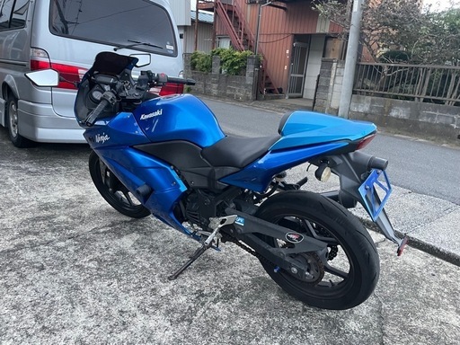 Ninja250R OVER RACINGステップ マフラー シングルシートカウル