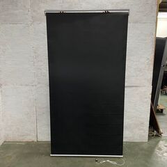 ロールカーテン ブラック ロールスクリーン 遮光 1000×1900 ① Y0433