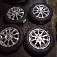 お取引中】2024年製ブリヂストンVRX2 155/65R14新品 中古アルミ 