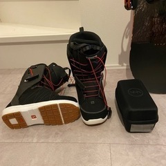 salomon sabotage  スノボ板、バインディング、ブーツ、ボードケースセット