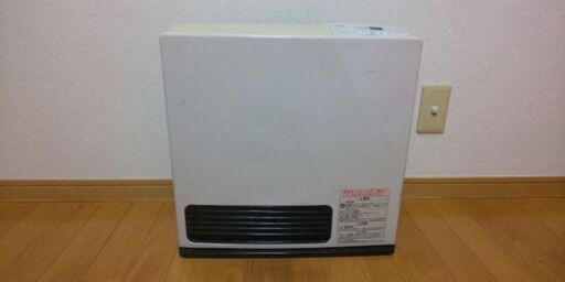未使用品 リンナイ 2010年製 LP ガスファンヒーター ホース付き