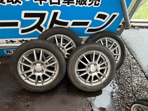 スタッドレスタイヤ アルミホイール 4本セット 215/60R16 タイヤ2本4部 