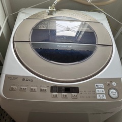 中古洗濯機 SHARP 洗濯機9kg ES-KSV9E-N 2021年製