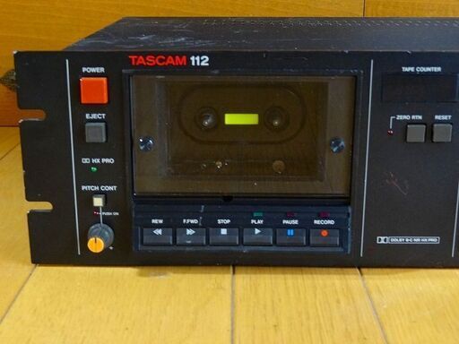ＴＡＳＣＡＭ 業務用カセットデッキ　１１２ 動作安定・音質良好　簡易整備済み TASCAM 業務用カセットデッキ 112 動作安定・音質良好 簡易
