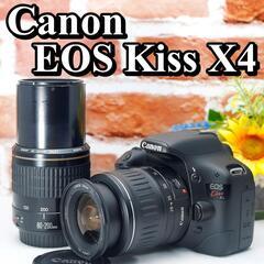 全国送料無料】Canon EOS Kiss X4 ✨ダブルレンズキット ズームキット  