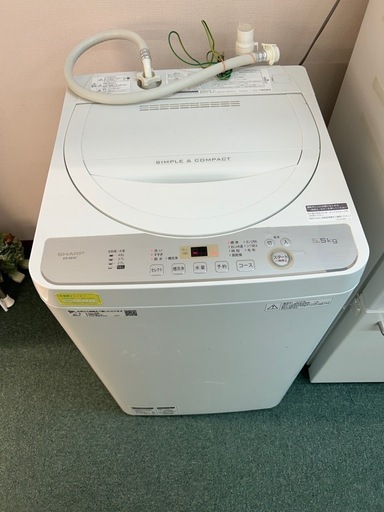 洗濯機 シャープ 2018年製 ES-GE55C 5kg自社配送時代引き可※現金、クレジット、スマホ決済対応※ 3_000000000126.jpg?1678209906