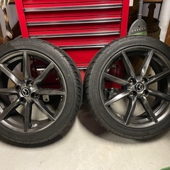 NDロードスターRF 純正ホイール2本　タイヤ付き　美品　