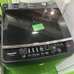 ご来店時、ガンお値引き‼️Hisense(ハイセンス) 2018年製 5.5kg 洗濯機  