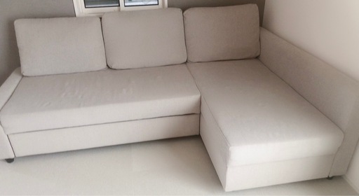 IKEA フリーヘーテン　L字型ファブリックソファ IKEA フリーヘーテン 収納付き IKEA フリーヘーテン L字型ファブリック