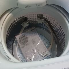 分解清掃済！　2023年製　Haier　ハイアール　全自動電気洗濯機　4.5kg　JW-U45LK　ステンレス槽　電気　洗濯