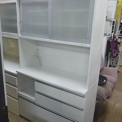 松田家具 スプリットレンジ キッチンボード 120レンジボード 食器棚 