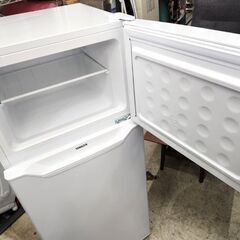 冷蔵庫 128L 2022年製 YAMAZEN YFR-D130 ホワイト 白 2ドア 100Lクラス 小さめ キッチン家電 山善 札幌市 平岸店