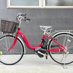 大阪府　ヤマハ　電動アシスト自転車 赤　バッテリー8.7ah 大阪府ヤマハ電動アシスト自転車バッテリー8.7ah