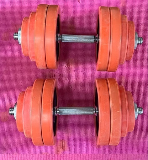 セット】IROTECラバーダンベル 60KG＆FIGHTING ROADダンベル 30KG 