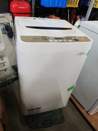 24103001】全自動電気洗濯機 シャープ 2015年製 ES-GE45R-C 4.5㎏ 42L 24103001】全自動電気洗濯機 シャープ 2015年製 ES-GE45R-C 4.5㎏ 42L