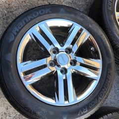 195/60R16 メッキアルミホイール