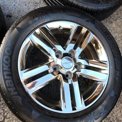 195/60R16 メッキアルミホイール