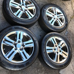 195/60R16 メッキアルミホイール