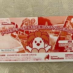 スパリゾートハワイアンズのチケット