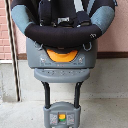 美品】エールベベ クルット4i プレミアムⅢ グレー ISOFIX 回転式 