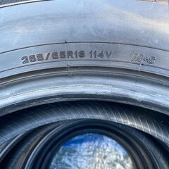 ★バリ山・2023年・DUNLOP GRANDTREK 265/65R18・ランドクルーザー純正タイヤ ４本セット