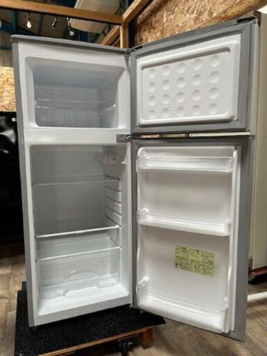 美品】シャープ冷蔵庫 118L 2017年製 シャープ 冷蔵庫 SJ-H12B-S 2017年製