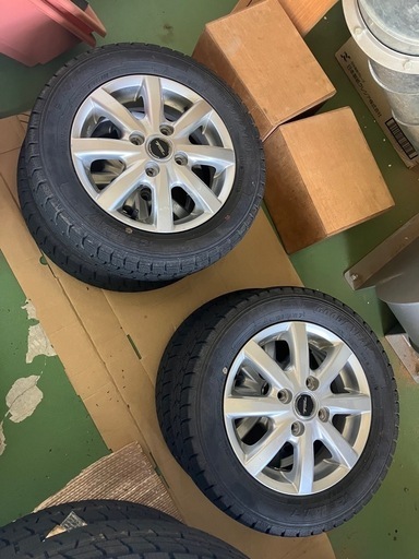 ブリヂストンスタッドレス155／65R13 73Q深溝 ブリヂストンスタッドレス155／65R13 73Qアルミホイールセット深溝