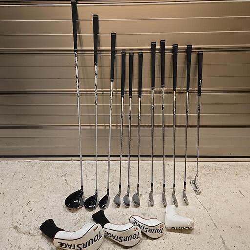 良品】ブリヂストン ツアーステージ V002 メンズゴルフセット 11本 R