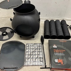 【未使用品】Ozpig オージーピッグ 薪ストーブ　ファイヤーサイドエディション78000 ストーブ 新火クッキング アウトドア GREAT Cooking OUTDOORS