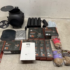 【未使用品】Ozpig オージーピッグ 薪ストーブ　ファイヤーサイドエディション78000 ストーブ 新火クッキング アウトドア GREAT Cooking OUTDOORS