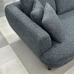 ☆ジモティ割あり☆ L字ソファー グレー H×D×W クリーニング済み