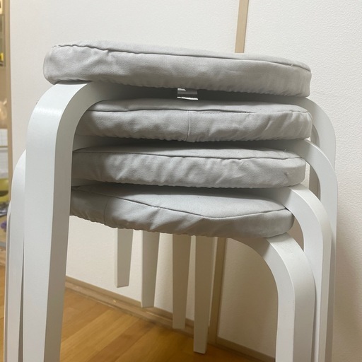 c. IKEA イケア FROSTA フロスタ スツール 4脚セット 廃盤品 【公式