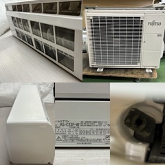 I508 🌈 ジモティー限定価格♪ FUJITSU 2.2kw エアコン おもに6畳用 ⭐ 動作確認済 ⭐ クリーニング済